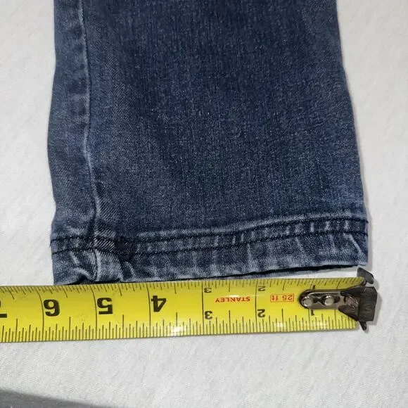 Kuhl Denim Tapered Blue Jeans Size 31x32 Indigo Dye Stretch Mid Rise - Picture 8 of 11